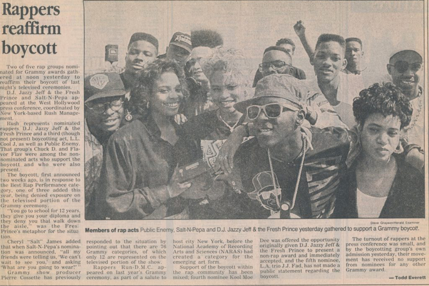 Hip Hop History - Rappers' Boycott